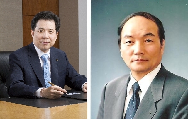 이인찬 신동아건설 대표이사(왼쪽), 김희근 삼한종합건설 대표이사(오른쪽). 제공=한국주택협회