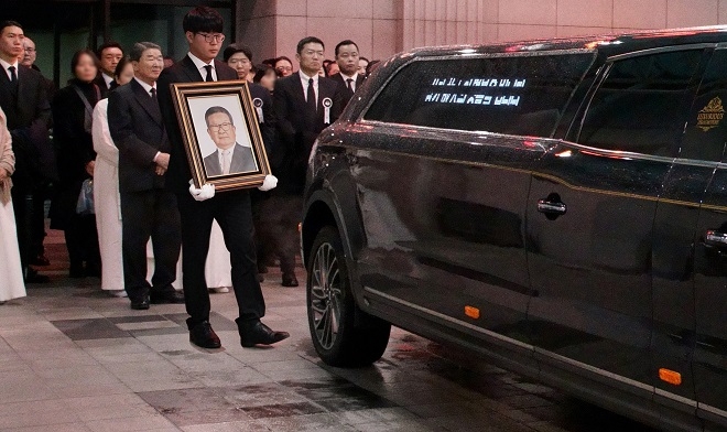 구자경 LG 명예회장의 발인식. (사진=LG)