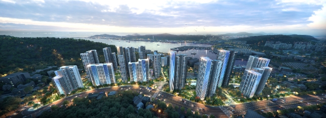 부산 감천2구역 재개발사업 조감도. 제공=현대건설