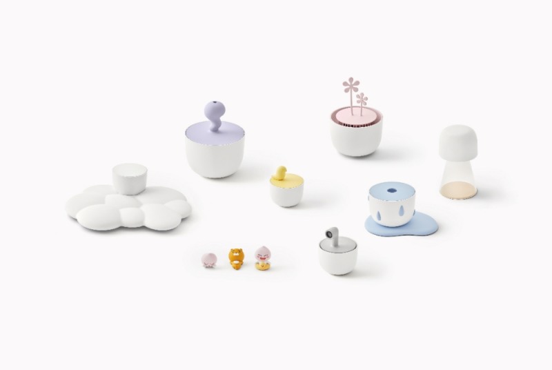 카카오프렌즈 홈킷 7종 제품 모습/사진=카카오ix