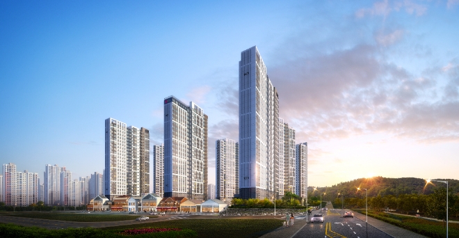 유승한내들 퍼스트파크 투시도. 제공=유승종합건설