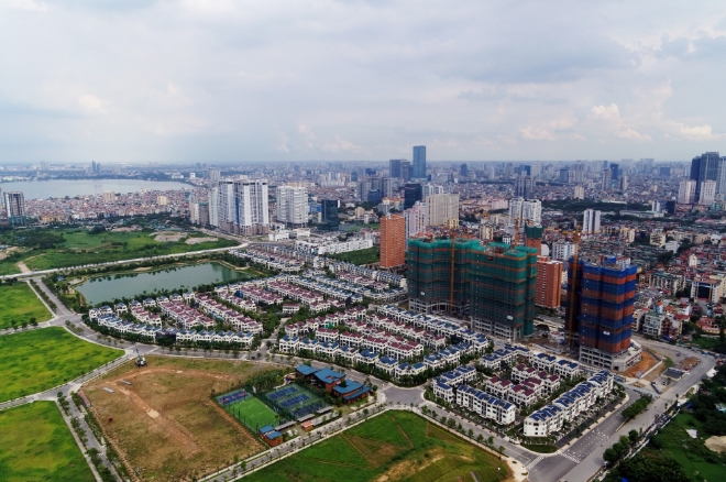베트남 하노이 스타레이크시티 현장 전경. 제공=대우건설