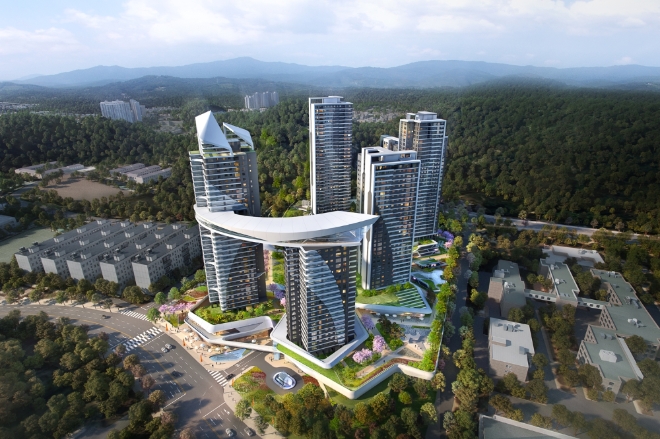 대구 수성지구 2차 우방타운 재건축 조감도. 제공=HDC현대산업개발