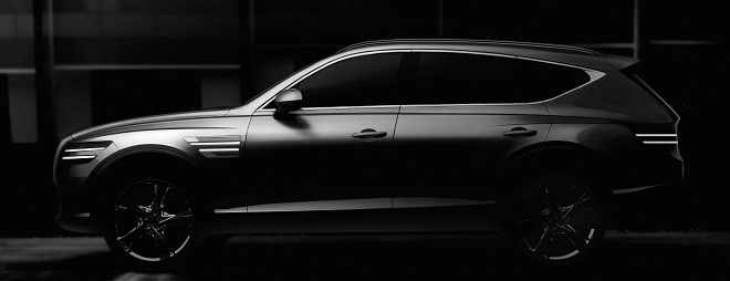 제네시스 GV80 공개 "우월감 강조"…HDA2 등 첨단기술 탑재