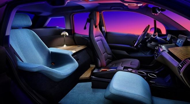 BMW, 미래차 내부 콘셉트는 호텔 스위트룸 …CES서 BMW i3 개조 모델 공개
