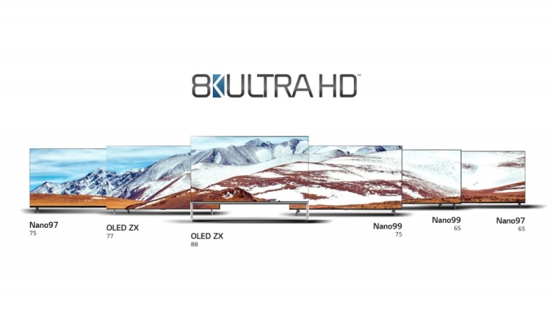 LG전자의 8K UHD TV 라인업/사진=LG전자