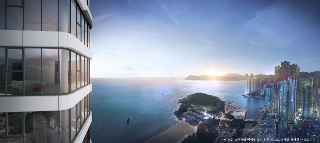 신세계건설은 부산 해운대에 새롭게 론칭해 선보이는 하이엔드 레지던스형 주거시설 빌리브 패러그라프 해운대의 분양사업을 본격 시작한다. /사진=신세계건설.