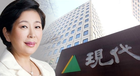 현정은 회장과 현대그룹 사옥/사진=한국금융신문