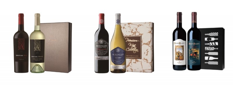 프리미엄 와인 선물세트 3종. /사진제공=롯데칠성