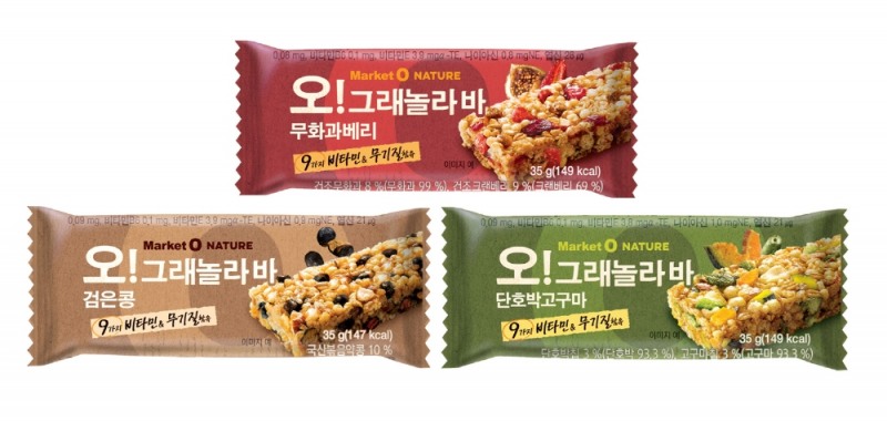 오리온 '마켓오 네이처 오!그래놀라바' 제품 이미지. /사진제공=오리온