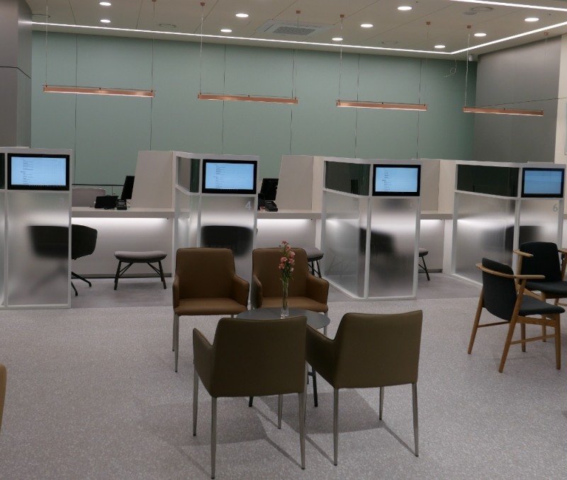 신한은행 고덕동 지점 객장 / 사진= 신한은행