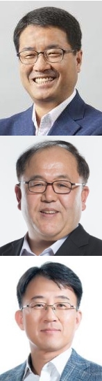 (상단부터) 김범동, 신재호, 이청 삼성디스플레이 부사장/사진=삼성디스플레이