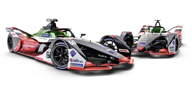 아우디 스포츠팀 포뮬러e 경기차 'e-트론 FE06'.