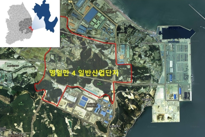 포항 영일만4 일반산업단지 위치도. /사진=GS건설.