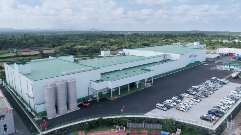 오리온 제주용암수 공장 전경. /사진제공=오리온