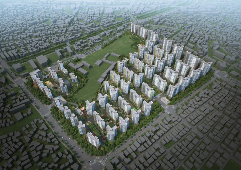 매교역 푸르지오 SK뷰 조감도 / 사진=더피알