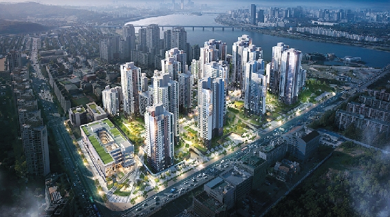 ▲ 올해 하반기 분양 일정을 잡고 있는 신반포 3차 재건축 조감도. 사진 = 삼성물산