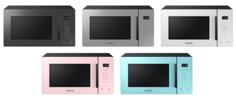삼성전자 전자레인지 신제품 5종의 모습/사진=삼성전자