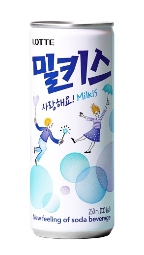 롯데칠성의 캔음료 밀키스. /사진제공=롯데칠성