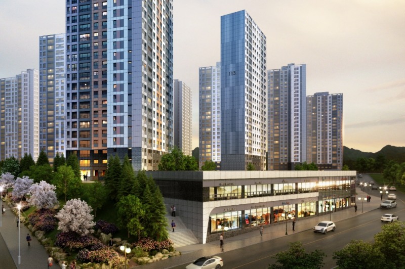 천안 두정 포레나 상업시설 조감도 / 사진=한화건설