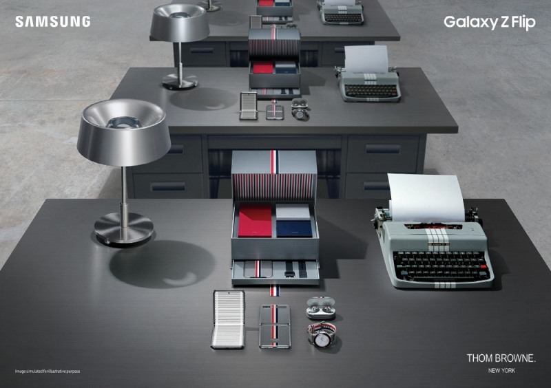 삼성전자 갤럭시 Z 플립 톰브라운 에디션 모습/사진=삼성전자