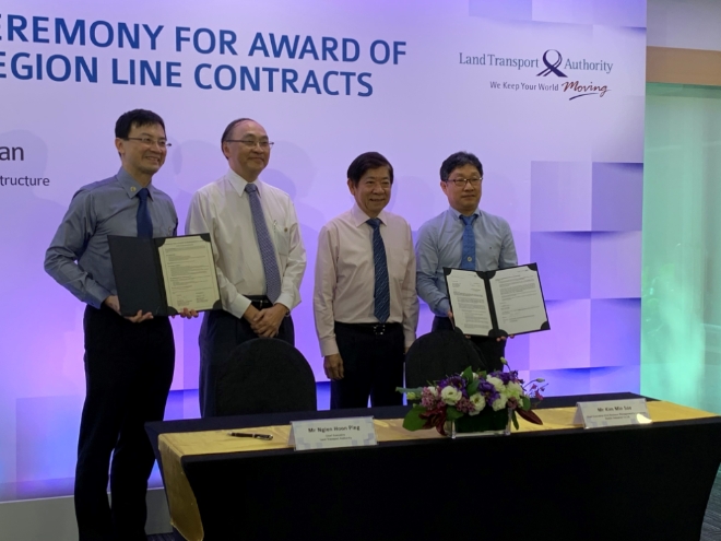 대림산업은 싱가포르 육상교통청이 발주한 주롱 이스트 환승역(Jurong East Station) 확장 및 연결 공사를 수주했다. /사진=대림산업.