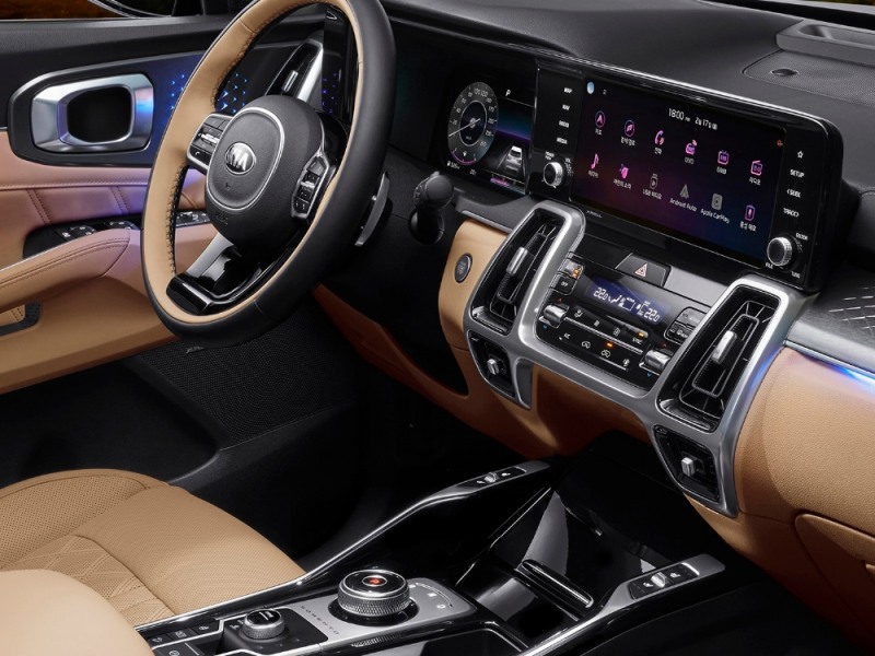 4세대 쏘렌토 실내. 사진=기아차.