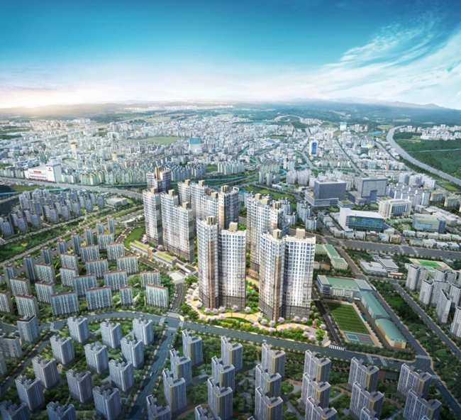 청당 서희스타힐스 광역조감도(브릭커뮤니케이션 제공)