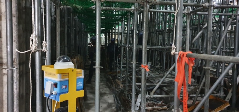 스마트 영상장비 '이동식 CCTV 시스템' / 사진=포스코건설