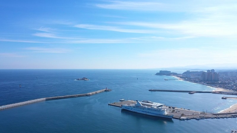 속초디오션자이 40층 높이 바다 전경 뷰 / 사진=gs건설