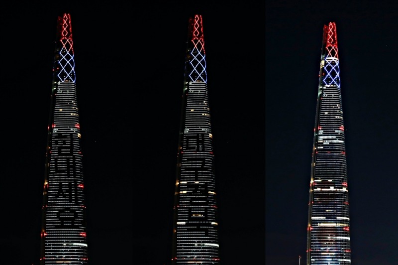 롯데월드타워 건물 외벽 이미지. /사진제공=롯데물산