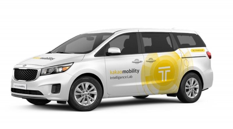 카카오모빌리티 자율주행 임시운행 차량/사진=카카오모빌리티