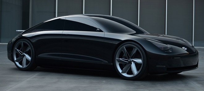 전기차 프로페시, 곳곳에 현대차 새 시그니처 디자인 품다