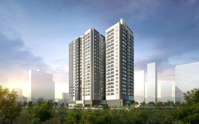 쌍용 더 플래티넘 해운대 석경투시도 / 사진=쌍용건설