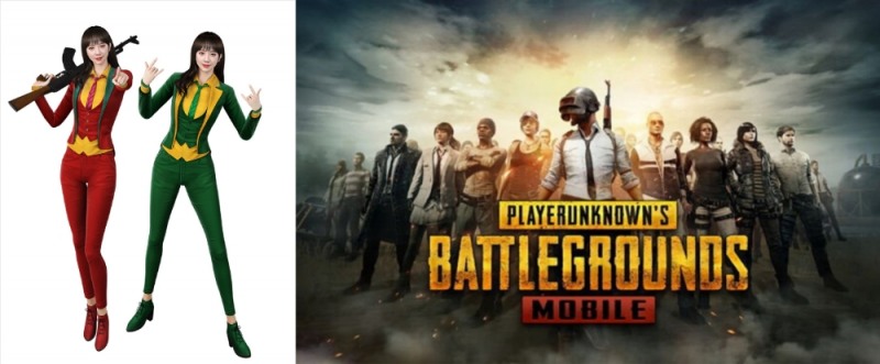 (좌측) 서든어택의 김민아 코리안코커 신규 캐릭터 (우측) 배틀그라운드 모바일 이미지/사진=넥슨, 펍지주식회사