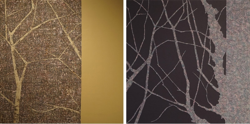 ▲(좌)이재순 Shape of Heart Mixed media on canvas  2016, (우)이재순 Shape of Heart Mixed media on canvas 2016_2