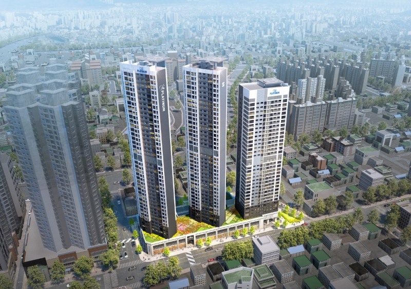 쌍용 더 플래티넘 범어 조감도