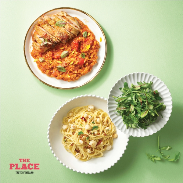 더플레이스(The place)는 봄을 색다르게 해석한 4월 델리지오소 신메뉴를 선보인다. /사진=CJ푸드빌.