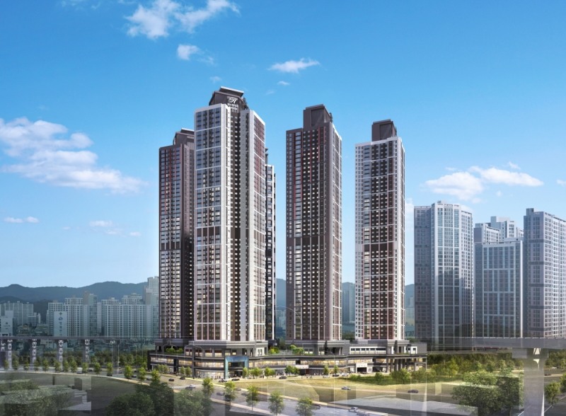 힐스테이트 도원 센트럴 조감도