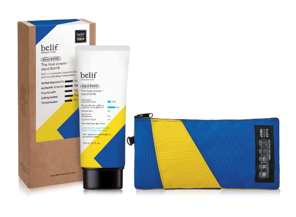 LG생활건강은 빌리프의 대표 제품인 ‘더 트루 크림-아쿠아밤’을 감각적인 디자인이 돋보이는 친환경 패키지에 담아 대용량 리미티드 에디션으로 출시했다. 사진=LG생활건강.