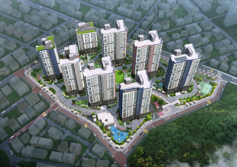 더샵 광교산 포레스트 조감도 / 사진=포스코건설