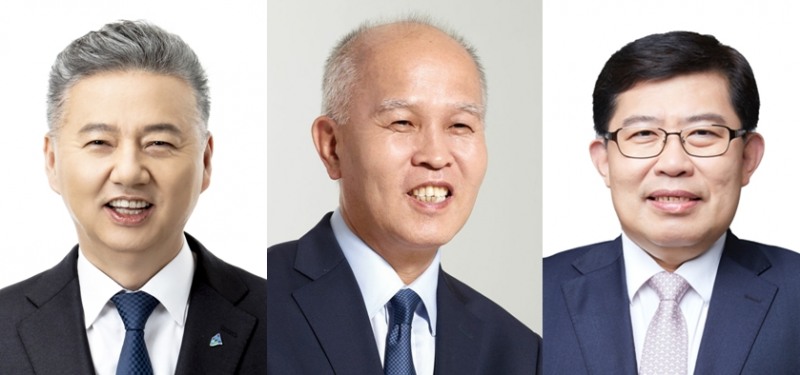 (왼쪽부터) 21대 국회의원선거 홍성국·이용우(더불어민주당), 윤창현(미래한국당) 당선인 / 사진출처= 중앙선거관리위원회 홈페이지