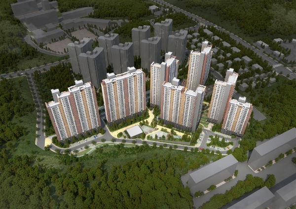 경기도 여주시 교동 2지구 공동주택 조감도. 사진 = 금호산업.