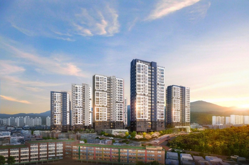 더샵 광교 퍼스트파크 투시도 / 사진=포스코건설