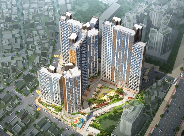 대구 반월당역 서한포레스트 조감도.