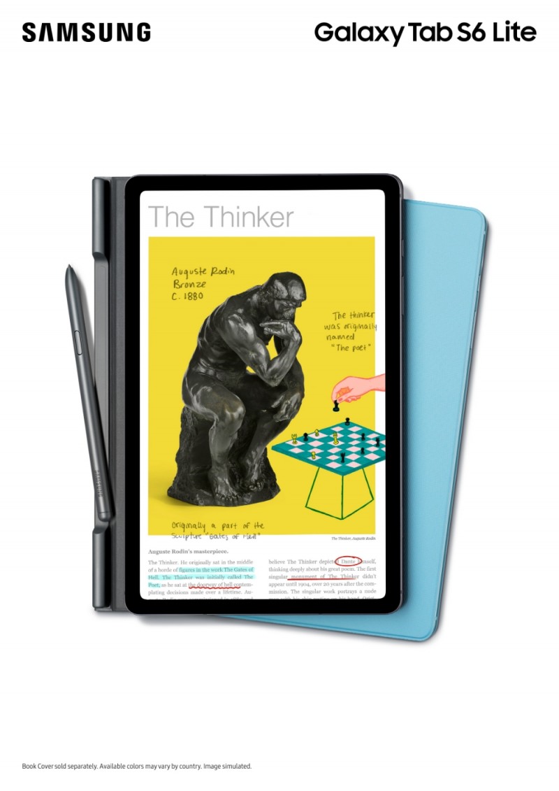 삼성전자 갤럭시 탭 S6 Lite 모델/사진=삼성전자