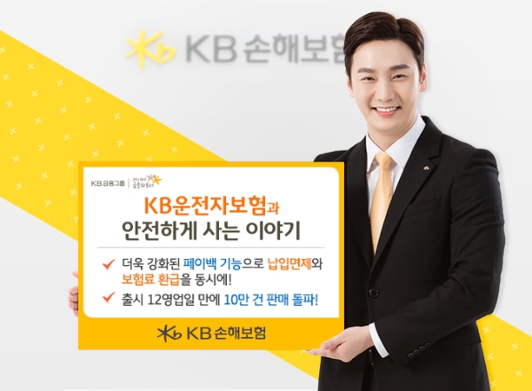 KB손해보험은 지난 4월 1일 출시한 'KB운전자보험과 안전하게 사는 이야기' 상품 판매량이 10만 건을 돌파했다고 밝혔다. / 사진 = KB손해보험