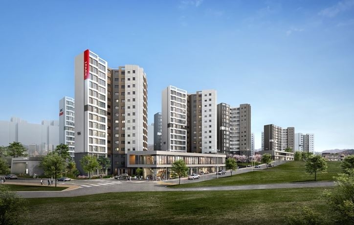 우장산숲 아이파크 투시도