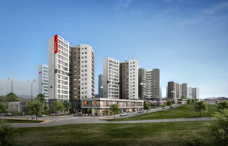 우장산숲 아이파크 투시도