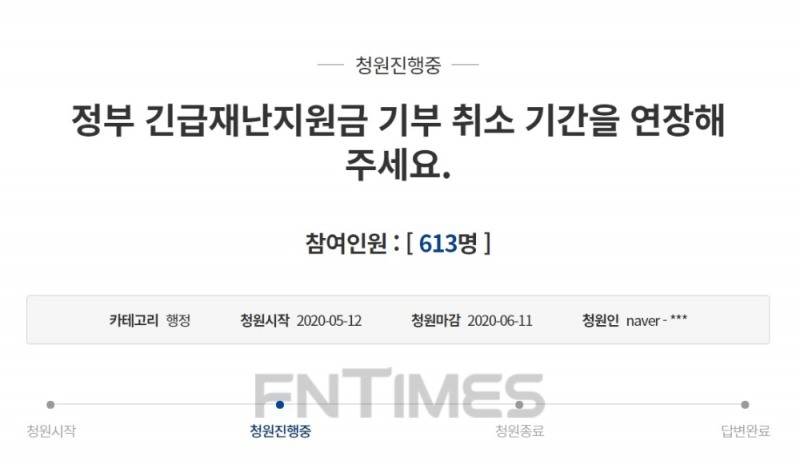 청와대 국민청우너 홈페이지 갈무리./사진=청와대 국민청원 홈페이지